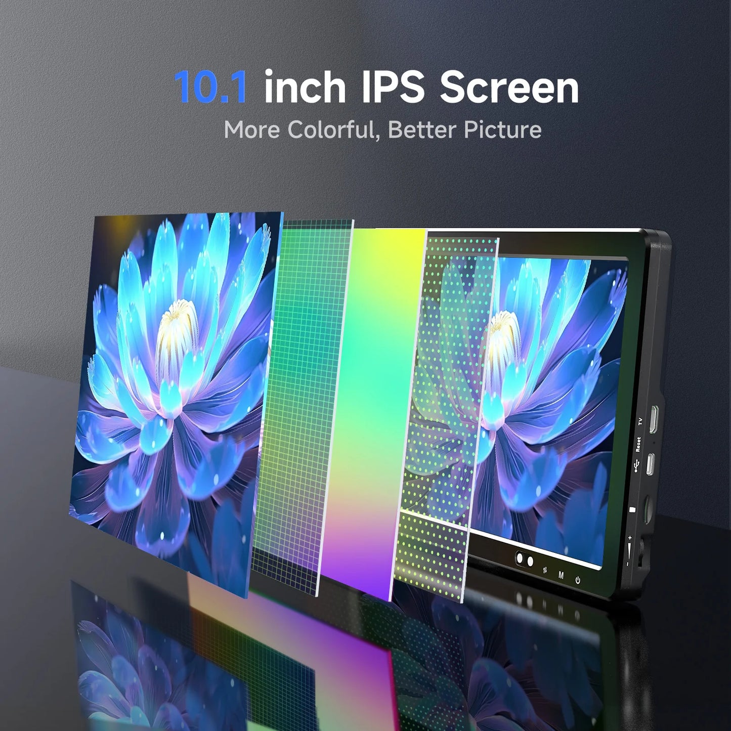 RIEVBCAU 10.1'' HDMI Digital Microscope 2000X Coin Microscope with 10 LEDs 20MP Soldering Microscope for Electronics,PCB, Repair