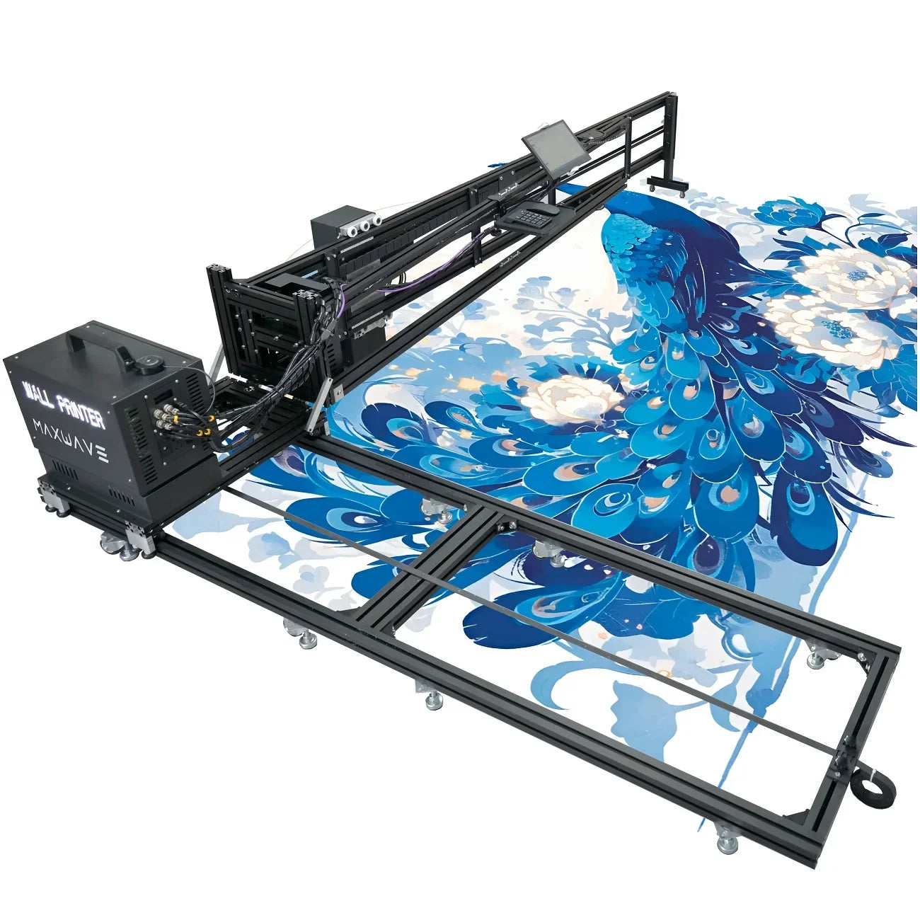 3d Vertical Wall Printer 2 in 1 Wall and Floor Machine Price UV Inkjet printing Glass Wood Ceramic Printing Painter Tools