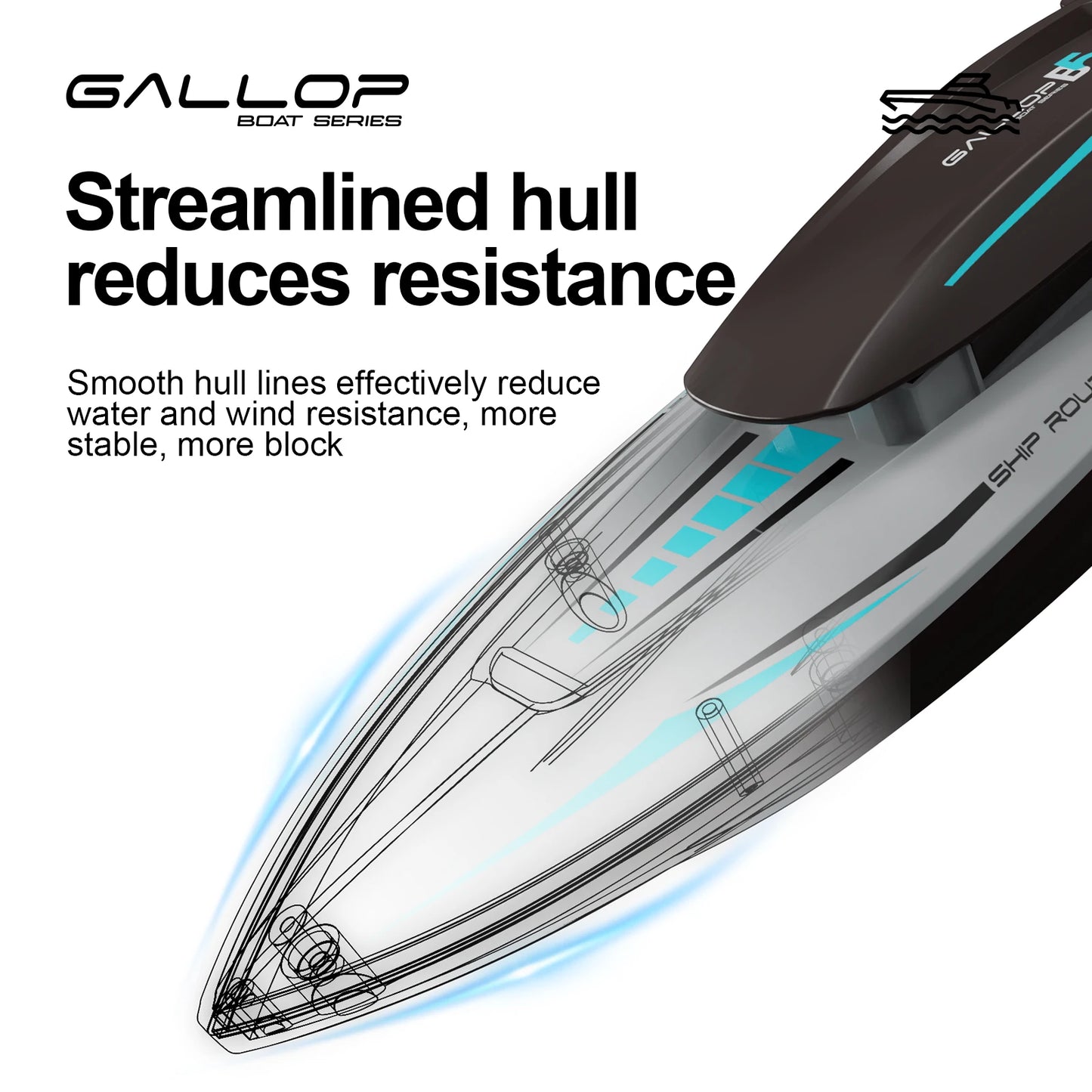 B5 20km/H Rc High Speed Racing Boat Waterproof Rechargeable Model Electric Radio Remote Control Speedboat Best Gifts Toys Boys