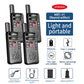 WBT-V1 Handheld Analog Two-Way Walkie-Talkie with High-Power Mini FM Radio for Remote Sites Hotels Small Cars 5km Talk Ran