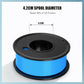 3D Printer Filament 4 Colors Green Blue Yellow Purple Filiment1.75 Accuracy ±0.02mm 250G X 4