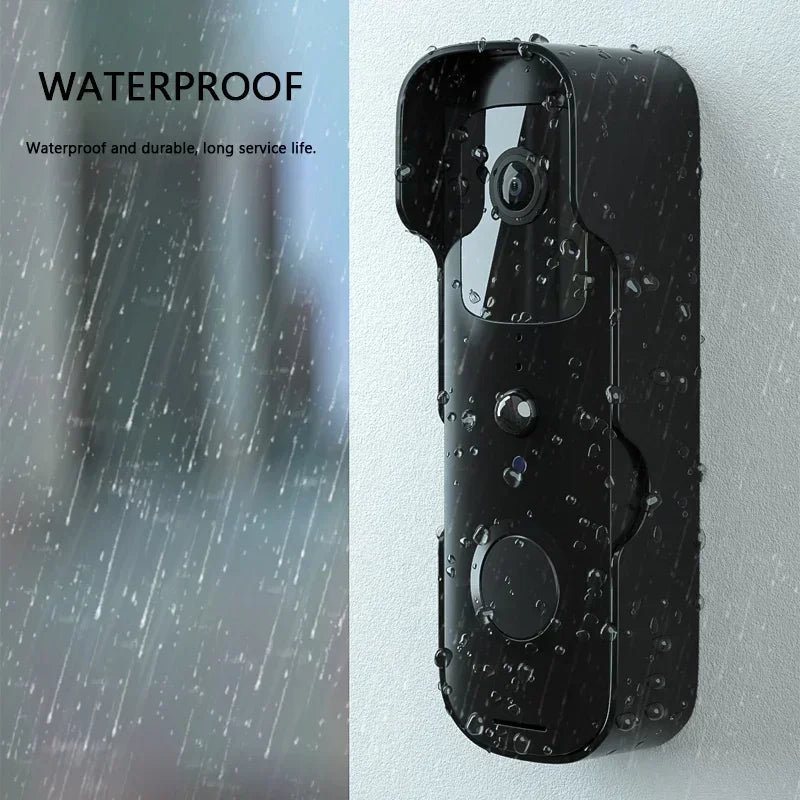 New Smart Video Doorbell Waterproof Night Vision Door Viewer 1080P FHD Camera Digital Visual Intercom WIFI 2.4G Tuya Door Bell