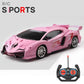 1/18 RC Car LED Light 2.4G Radio Remote Control Sports Cars For Children Racing High Speed Drive Vehicle Drift Boys Girls Toys