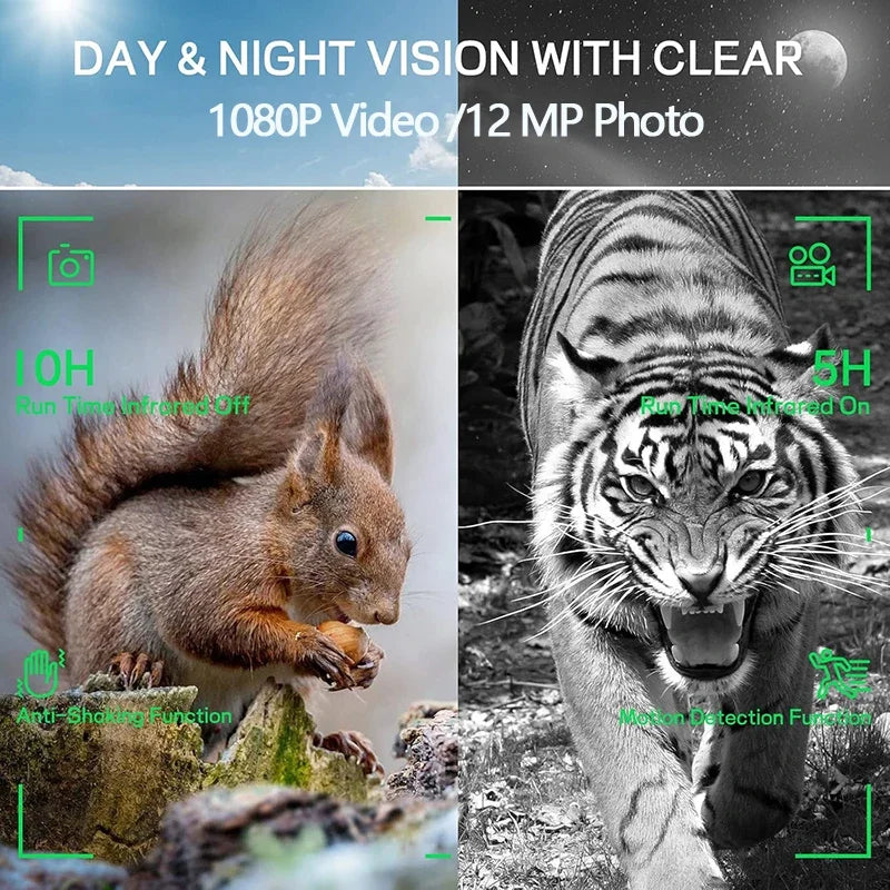 Binoculars Night Vision Device 1080P HD 850nm Infrared 8X Digital Zoom Telescope Goggles Outdoor Hunting Camping Full Dark 300m