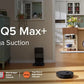 roborock Q5 Max+ Robot Vacuum with Self-Empty Dock, Upgraded from Q5+, 5500 Pa Suction, DuoRoller Brush