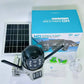 Wireless outdoor solar security camera, 1080P HD night vision 3 lens dual picture, IP65 waterproof, wireless monitor
