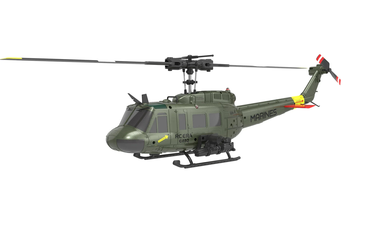 RC ERA C032 (Uh-1) 6ch Aileron Free Reverse Flying Stunt Helicopter Electric Remote-Controlled Airplane Model Toy Gift