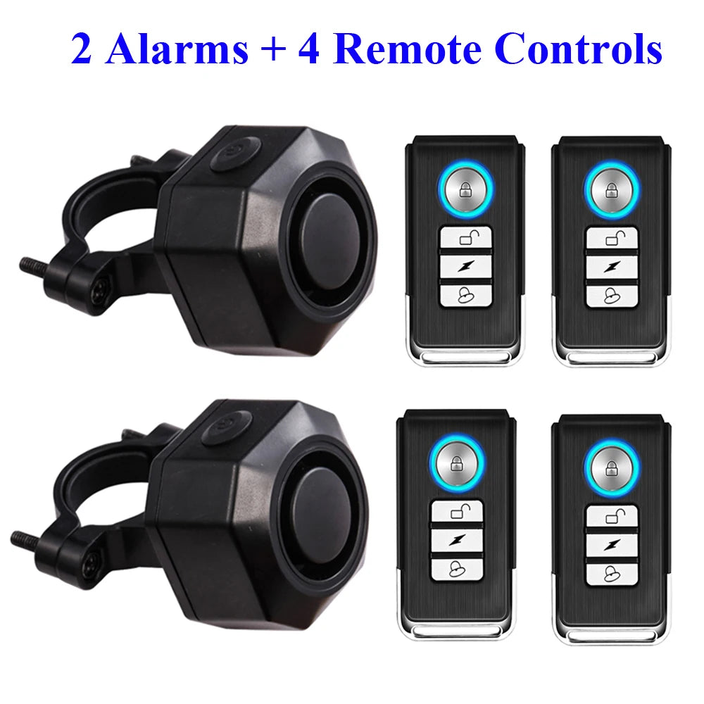 Elecpow Bicycle Alarm Wireless Waterproof Motorcycles Scooter Bike  Anti theft Alarm Security Protection Vibration Burglar Alarm