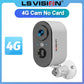 LS VISION 4MP 4G Security Cameras Wireless Outdoor WiFi PIR Detection Spotlight Siren Alarm Indoor Battery MIni Camera UBOX App