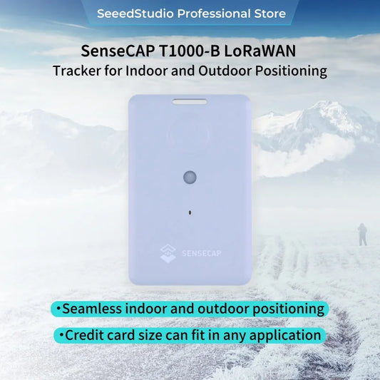 Seeed Studio SenseCAP T1000 B Tracker T1000-B LoRaWAN GPS GNSS WiFi Bluetooth Location Tracking for Indoor Outdoor Positioning