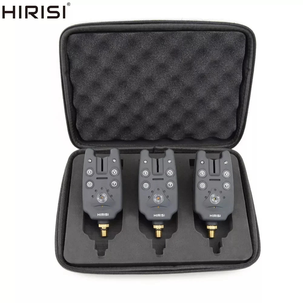 Carp Fishing alarm 3 in Case Fishing Bite Alarm Indicator Carp Fishing Tackle B1101-3