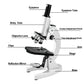 Monocular Optical Microscope 64X-2400X Microscope School Science Experimental Biology Microscope Digital Microscope for Children