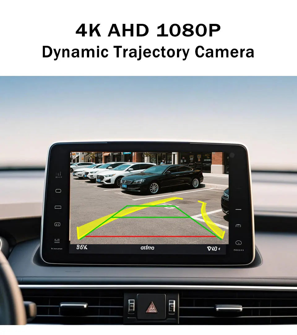 Golden CVBS AHD 1080P Dynamic Trajectory Vehicle rear view Camera Car reversing fisheye lens night vision waterproof universal