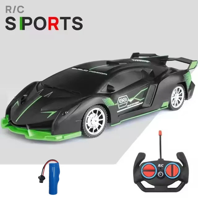 1/18 RC Car LED Light Radio Remote Control Sports Cars For Children Racing High Speed Drive Vehicle Drift Boys Girls Toys