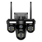 Intelligent Surveillance Camera Auto Tracking Three Screen Three Lens 15MP HD WIFI IP Camera IP66 Waterproof CCTV Security Cam