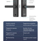 New Smart Door Lock With Tuya APP Digital Electronic Lock Smart Home Wooden Door Lock Biometric Fingerprint