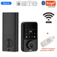 XSDTS Entry Smart Door Lock IC Card Key/Password/ Tuya Smartlife APP Unlock Front Door Smart Lock Deadbolt