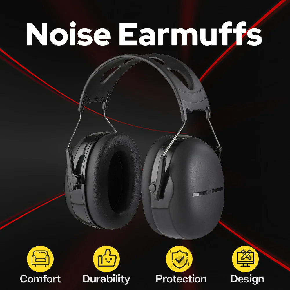Adjustable Ear Defenders  Earmuffs Hearing Protection Ear Defenders Noise Reduction For Work Study Shooting Woodwork Sport
