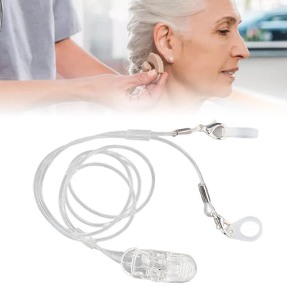 Hearing Aid Lanyard Hearing Aids Holder Clip Prevent Falling Off Lost Hearing Aids Fixation Lanyard Clip For Seniors Supplies