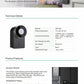 Smart Door Lock with Tuya App Aluminum Bluetooth Smartlock for Glass Aluminum and Wood Door Smartphone Compatible