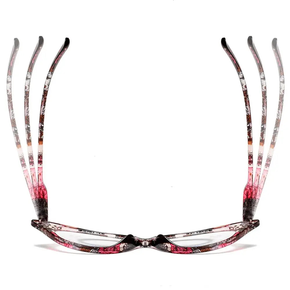 Read Magnification Cat Eye Frame Vision Care Presbyopia Glasses Hyperopia Eyewear Women Reading Glasses Computer Eyeglasses