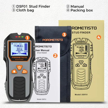 Multifunctional Handheld Metal Detector Stud Wood Finder Electronic Wall Detector Finders Wood Metal Cable Measuring Instrument