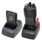2Pcs Walkie Talkies Long Range with Earpieces 16 Channel Professional Radio Handheld Two Way Radios with Li-ion Battery