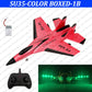 FX620 RC Plane 2.4G With LED Lights Aircraft Remote Control Flying Model Glider Airplane SU-35 EPP Foam Toys For Children Gift