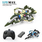 2.4GHz RC Plane, 4-axis Gyro Remote Control Airplane, 360° Flip Fighter Jet Toy, Helicopter Quadcopter, Easy to Fly RC Glider