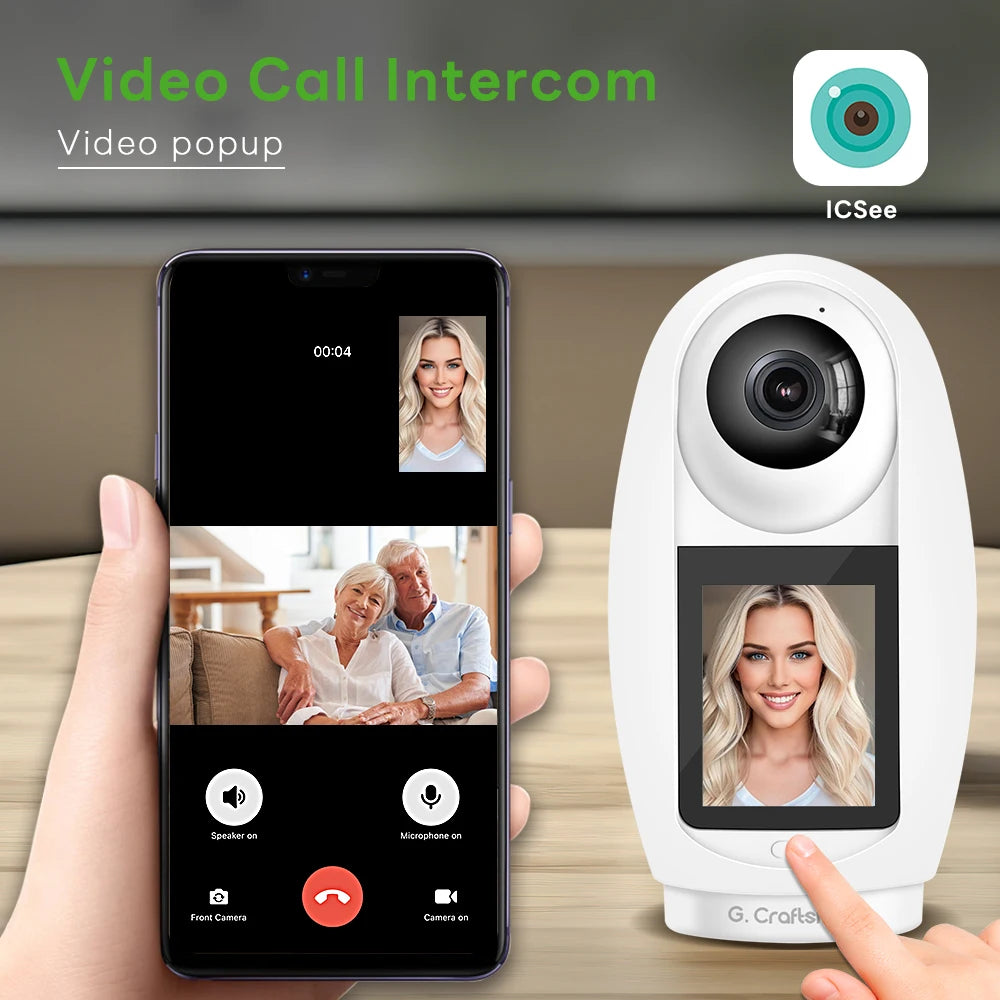 RU GC,Wifi,Two-way Audio,Human Tracking,Surveillance,Home,CCTV, Security