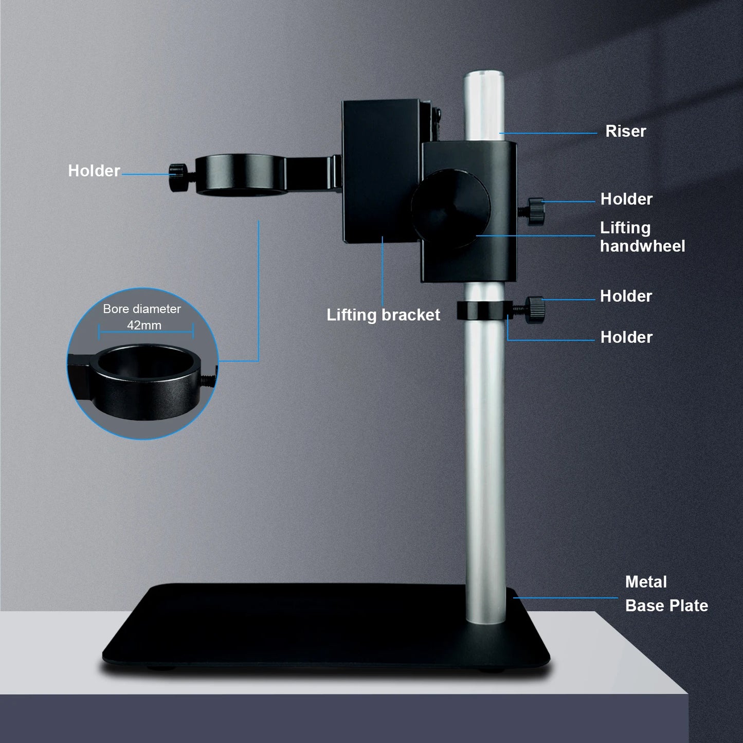 4K ULTRA Electronic Digital  Microscope  48MP USB HDMI Soldering Camera 130X 150X 180X C-Mount Zoom Lens For PCB Repair Tools