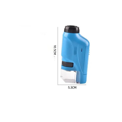 Microscope For Children's Development Of Intelligence Handheld Children's Plant Exploration Electric Lighting Mini Microscope