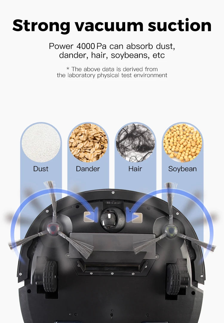 Home Appliance Robot Vacuum Cleaner 180ml Water Tank,Sweeper and Mop Commercial Cleaning Robots House Keeping Vacuum Cleaners