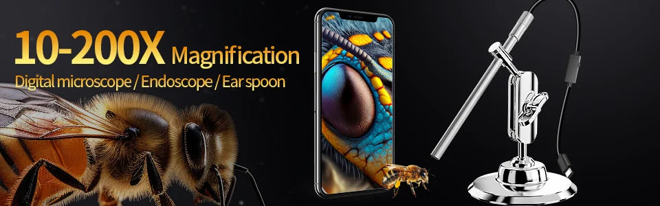 4.3 Inch LCD Digital Microscope 1080P 50-1000x Coin Microscopio Zoom Stereo Camera for Electronics Repair PCB