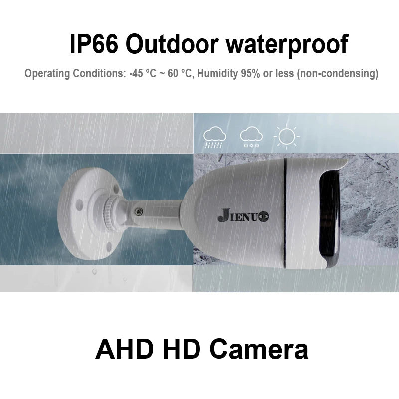 4K HD AHD CCTV Camera Security Surveillance System 1080P Outdoor Waterproof Infrared Night Vision Digital Analog Video Home Cam
