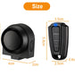 Hollarm Bicycle Vibration Alarm Wireless Motorcycle Alarm Anti-theft USB Rechargeable Remote Control Security System Waterproof