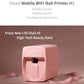 Smart Nail Printer Portable 3D Mobile Nail Painting Machine 2400 DPI Printing Resolution WiFi/DIY Support for Home Beauty Salon
