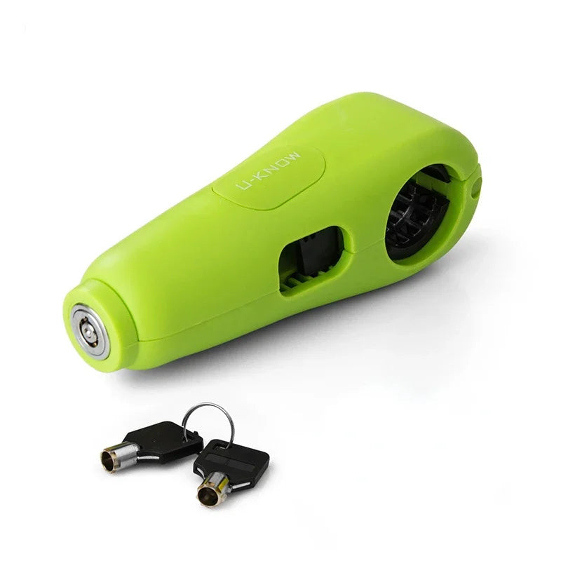 100DB Alarms Sound Motorcycle Handlebar Lock Scooter Electric Vehicle Bicycle Safe Anti-theft Accelerator Brake Lock Padlocks