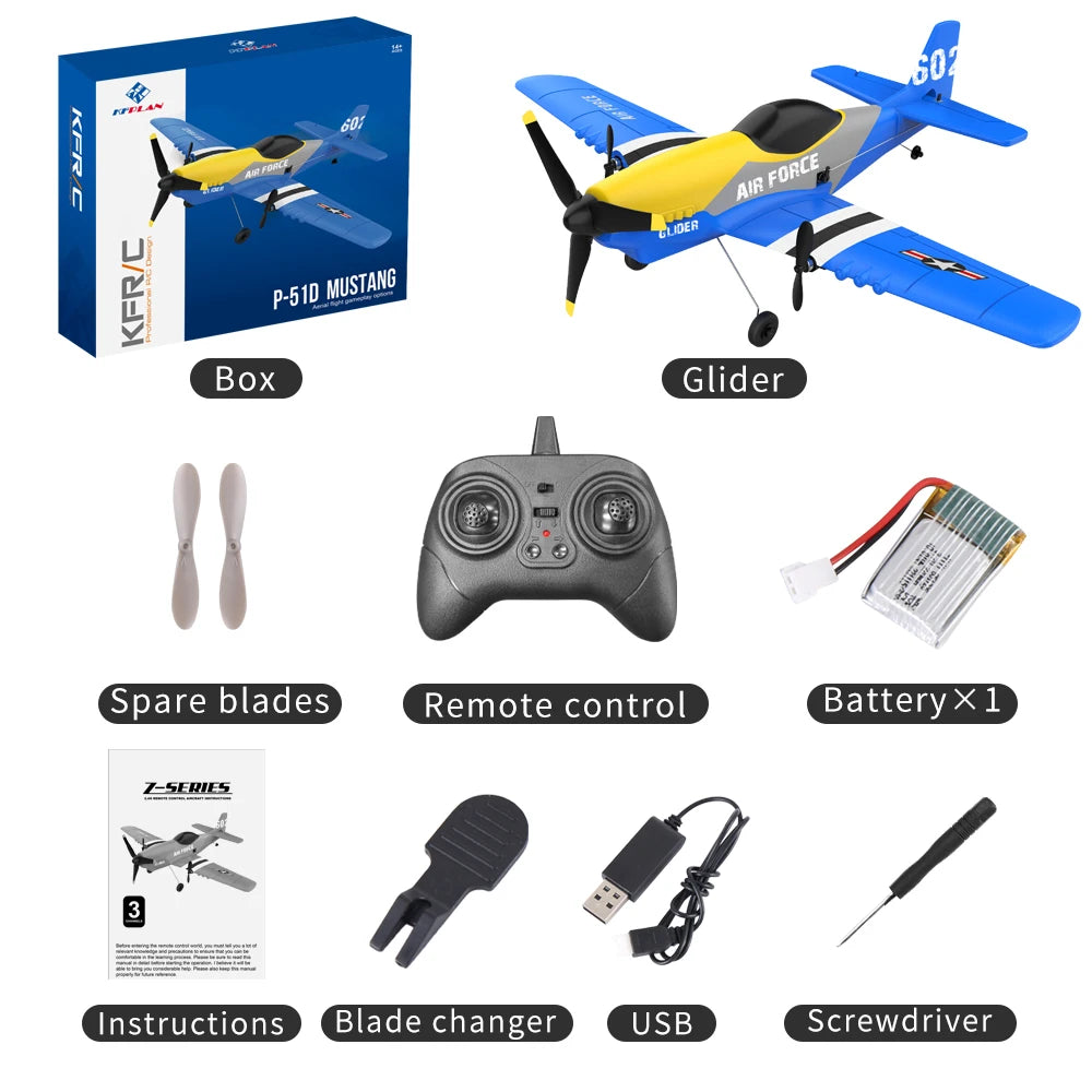 KF602 RC Plane 2.4GHz Radio Control Glider Foam Fighter Jet Professional Model Aircraft Outdoor Toys for Children Boys Gifts