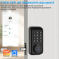 CDOK DS02 Tuya Smart Fingerprint Deadbolt Lock with Latch/Door Sensor Auto Lock Key/Password/ Tuya Smartlife APP Unlock