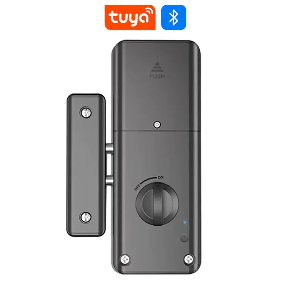Smart Electric Motor Lock With Tuya App Keyless Entry Door Lock Concealed Invisible Installation IC Card Lock for Wooden Door