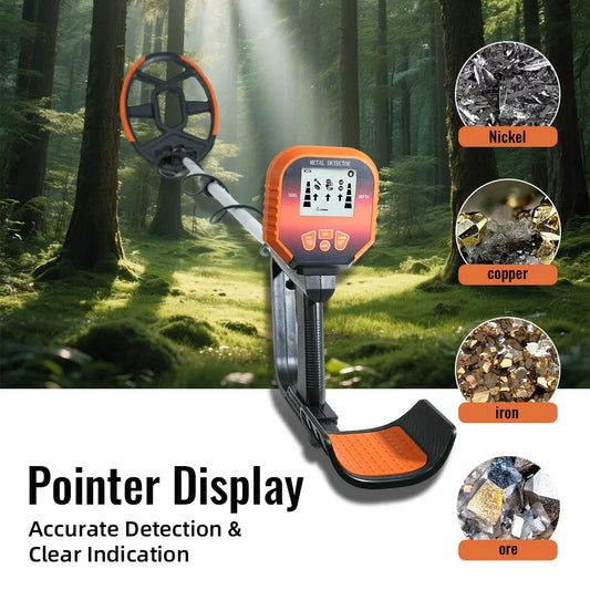 MD-4050 Professional Metal Detector Underground Gold Detector High Accuracy Metal Finder Waterproof Search Coil Seeker Treasure