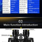 BORWOLF Large Objective lens 20-60X70 Binoculars FMC Optical High Power Hunting Birdwatching Telescope Fo rMoon Watching