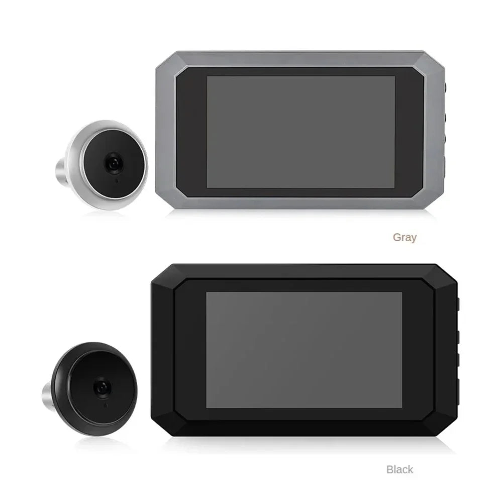 Magic Eye Electronic Viewfinder Night Vision 3.97in LCD Screen Video Digital Door Viewer 1080P Camera 1400mAh Entry HomeSecurity