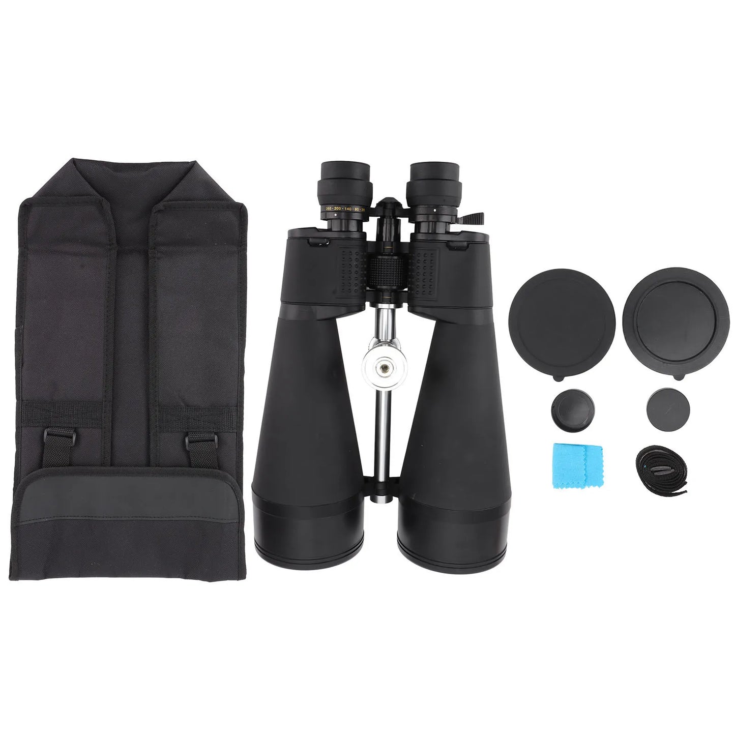 Long Range Binoculars 30‑260X Ergonomic Non Slip Handle Ultra Clear High Power Binoculars Multi Coated Lens for Bird Watching