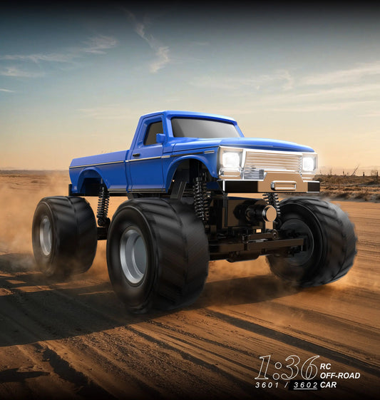 1/36 RC Crawler RC Cars 2.4G Remote Control Off Road 4x4 Radio Control Climbing Car Lights RC Toys Model for Boys Gifts Outdoor