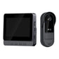 2.4G WiFi Smart Door Bell 4.3 Inch IPS Screen Video Intercom Door Camera Home Security Door Eye Camera for Home Office Apartment