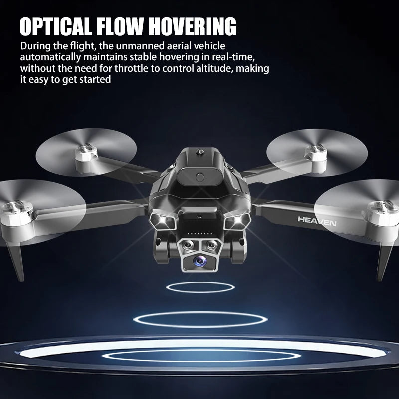 Drone aerial view brushless motor with obstacle avoidance optical flow foldable quadrotor foldable remote control airplane toy