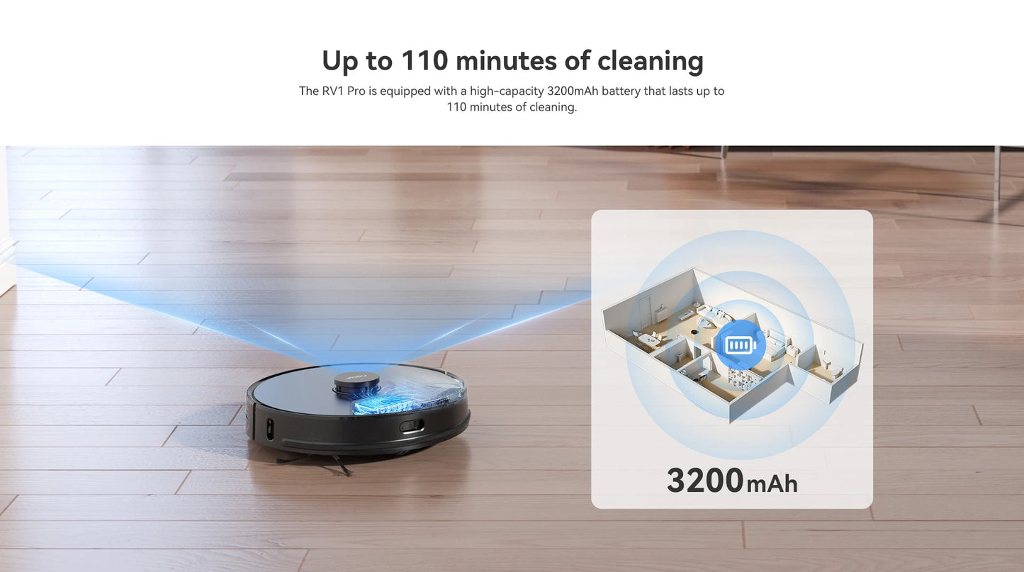 IMOU RV1 Pro Strong Suction Robotic Vacuum Cleaner Robot Self-empty Sweeper Aspirador Friegasuelos Home Appliance
