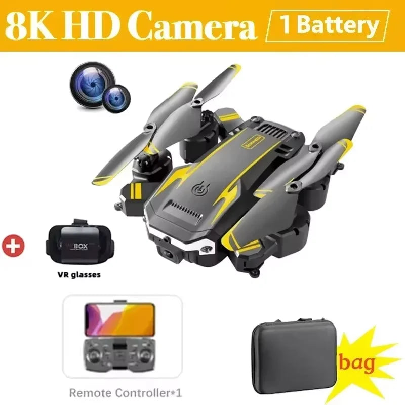 New G6 GPS Professional Drones 8K HD Dual-Camera Aerial Photography Omnidirectional Obstacle Avoidance Quadrotor RC Distance 3KM
